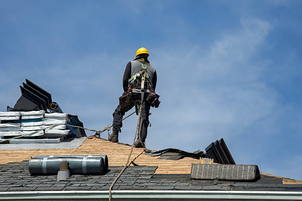 Professional Roof Installation technician working in Miles, TX